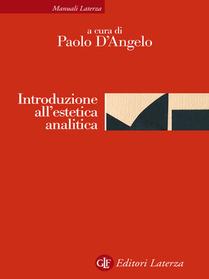 cover image of Introduzione all'estetica analitica